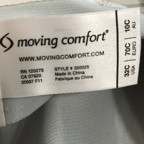 Moving Comfort Juno Sports Bra 32C Like New - Picture 3 of 4